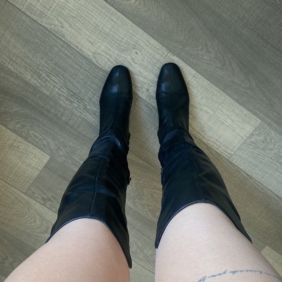 Nine West over the knee heeled boots - Picture 3 of 4